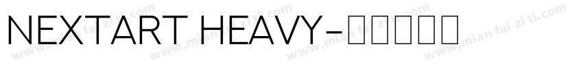 NEXTART Heavy字体转换